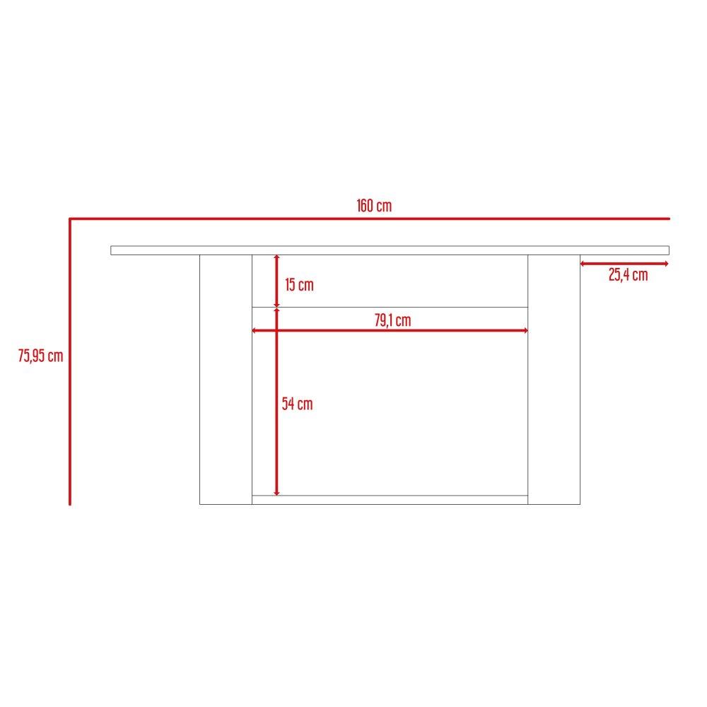 Comedor Nepal Rovere 160 cm de Cuatro Puestos - Comedores | Bylmo