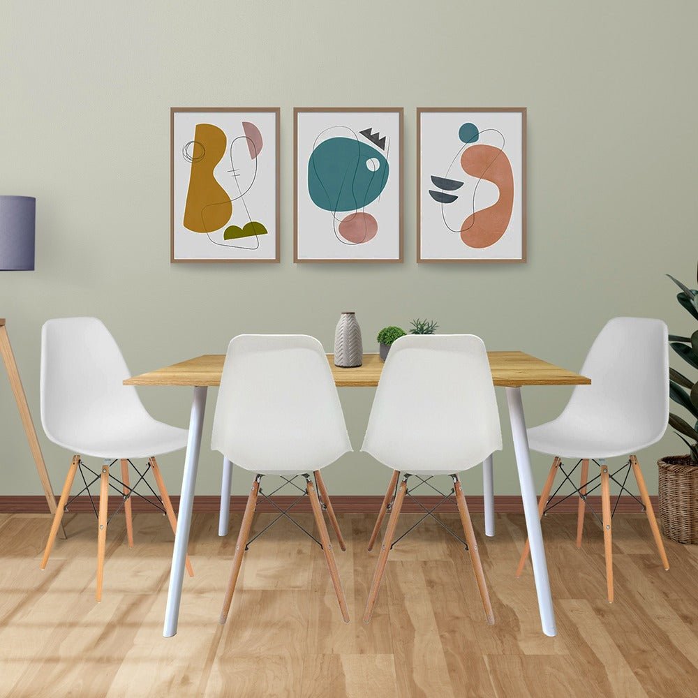 Comedor Rectangular Duna 120 cm de Cuatro Puestos sin Sillas - Comedores | Bylmo