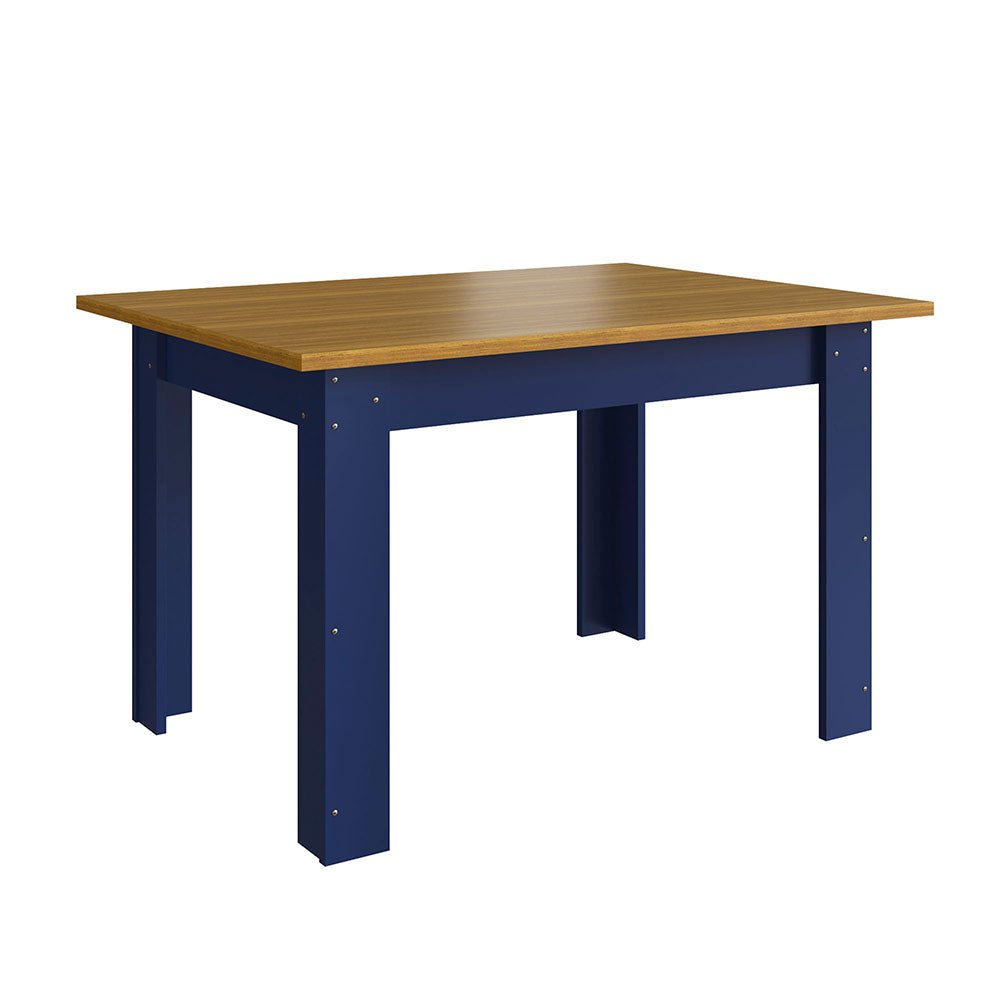 Comedor Texas Canela 114x78cm Rectangular de Cuatro Puestos y con Cuatro Sillas - Comedores | Bylmo