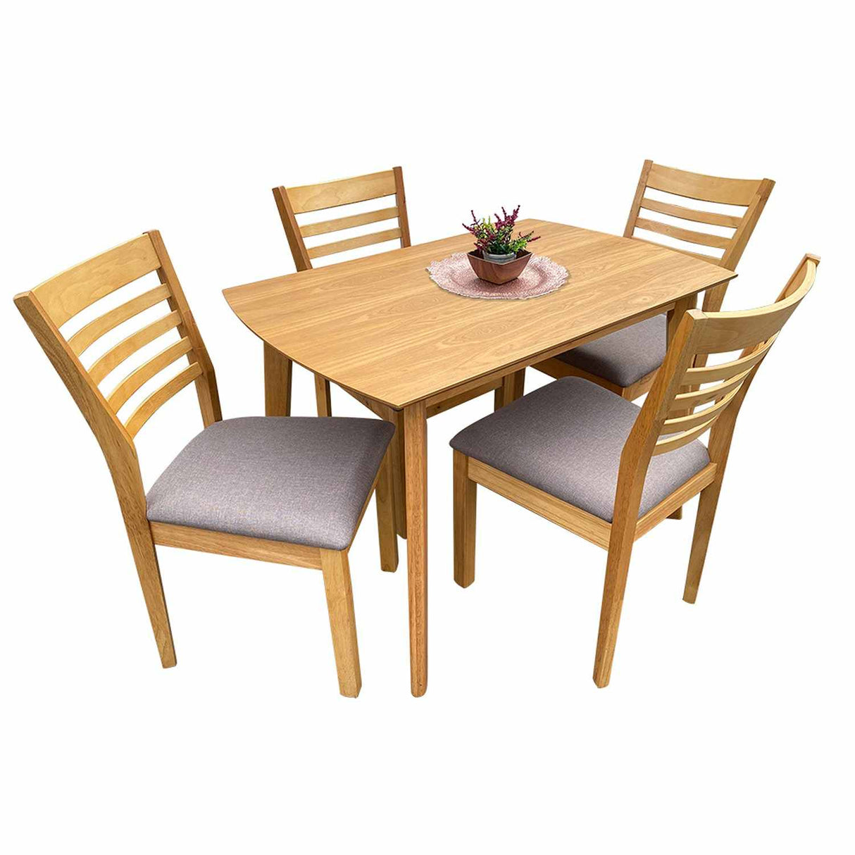 Comedor Tramontino Cafe 110x74cm Rectangular de Cuatro Puestos y con Cuatro Sillas - Comedores | Bylmo