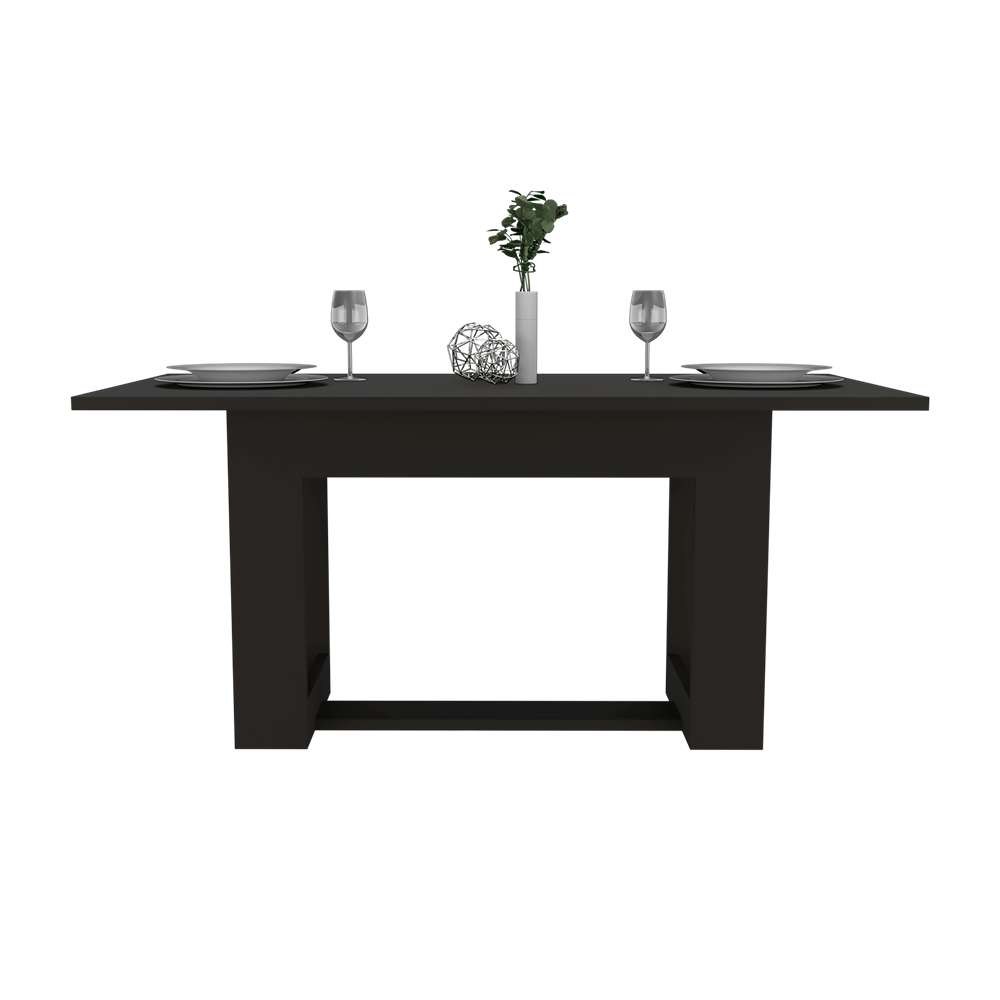 Mesa de Comedor Volterra Wengue 160 cm de Seis Puestos (Sin Sillas) - Comedores | Bylmo