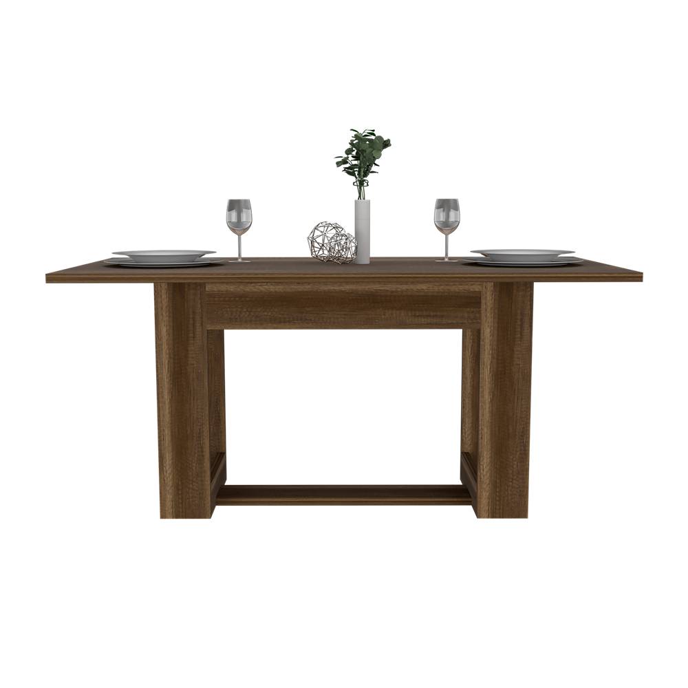 Comedor Volterra Caramelo 160x74.05cm Rectangular de Seis Puestos y sin Sillas - Comedores | Bylmo