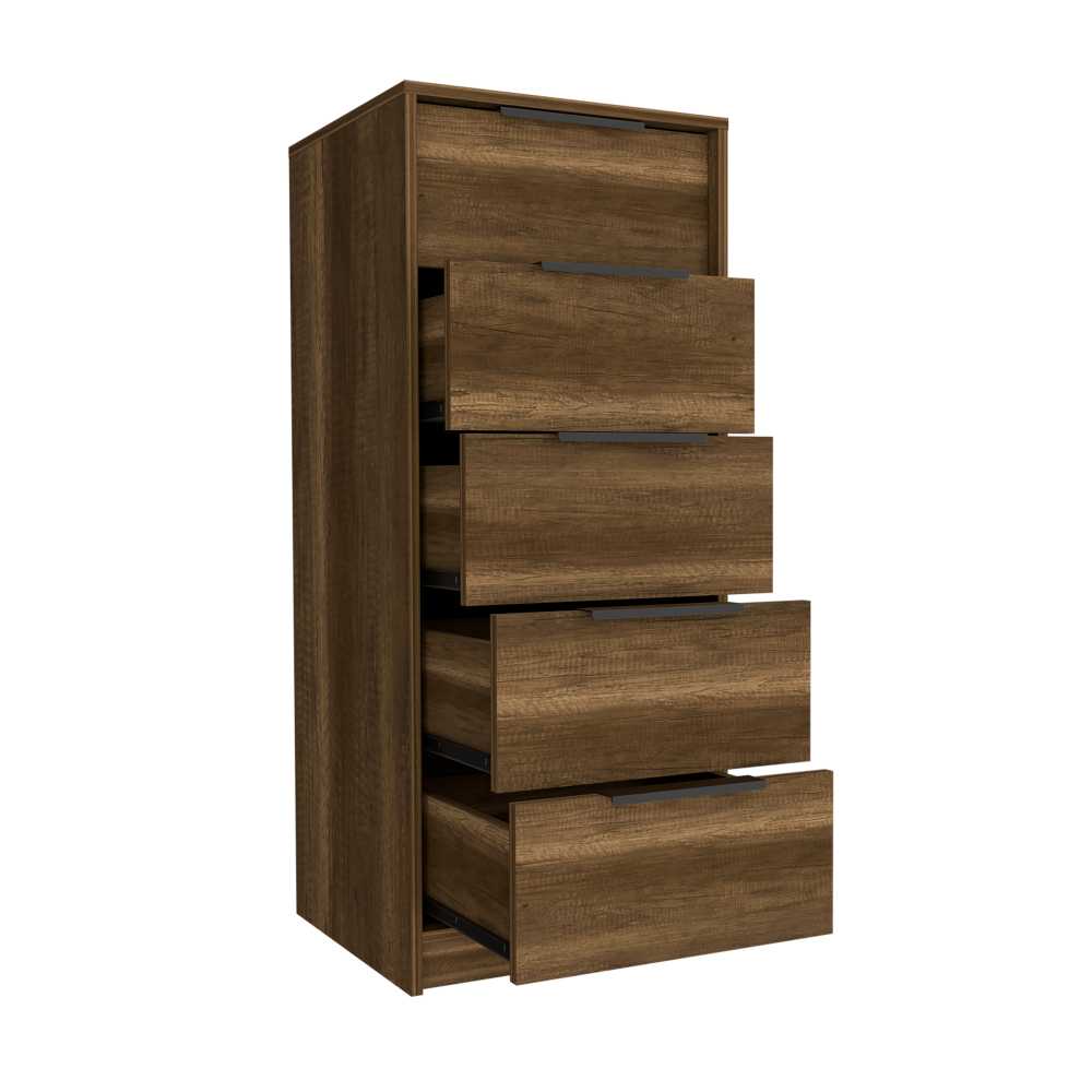 Cómoda Kaia Caramelo 45x107.8cm De Cuatro Hileras con Cuatro Cajones - Cajoneras | Bylmo