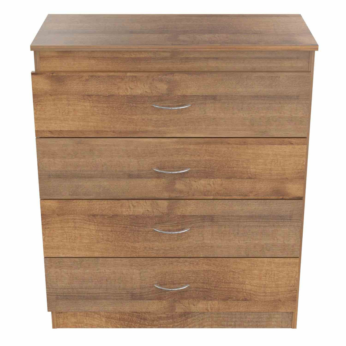 Cómoda Amaretto 80x96cm De Cuatro Hileras con Cuatro Cajones - Cajoneras y Comodas | Bylmo