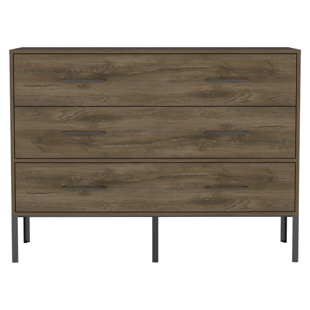 Cómoda Doble Soho Bellota 120 cm con Dos Cajones y Una Puerta - Cajoneras | Bylmo