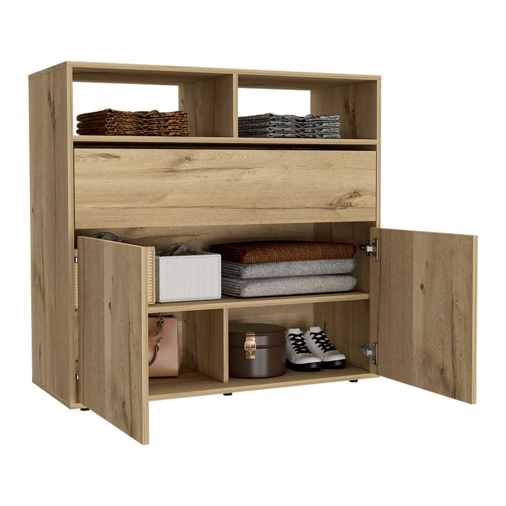 Cómoda Galanto Duna 100 cm con Un Cajón y Dos Puertas - Cajoneras | Bylmo