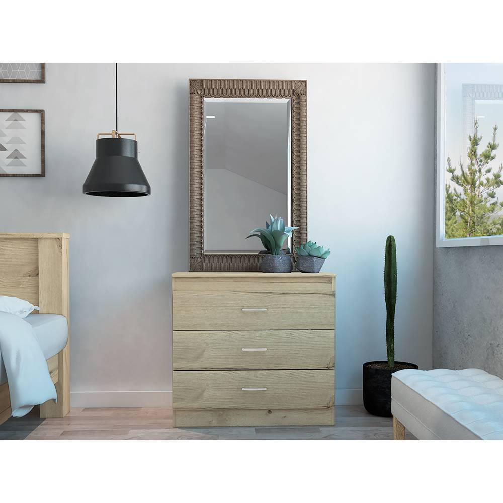 Cómoda Melia Duna 80x75cm De Tres Hileras con Tres Cajones - Cajoneras | Bylmo