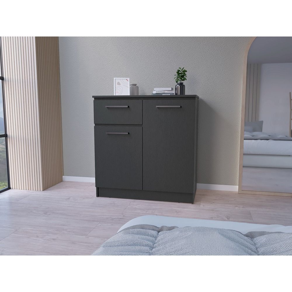 Cómoda Wengue 91x94cm De Dos Hileras con Dos Cajones - Cajoneras y Comodas | Bylmo