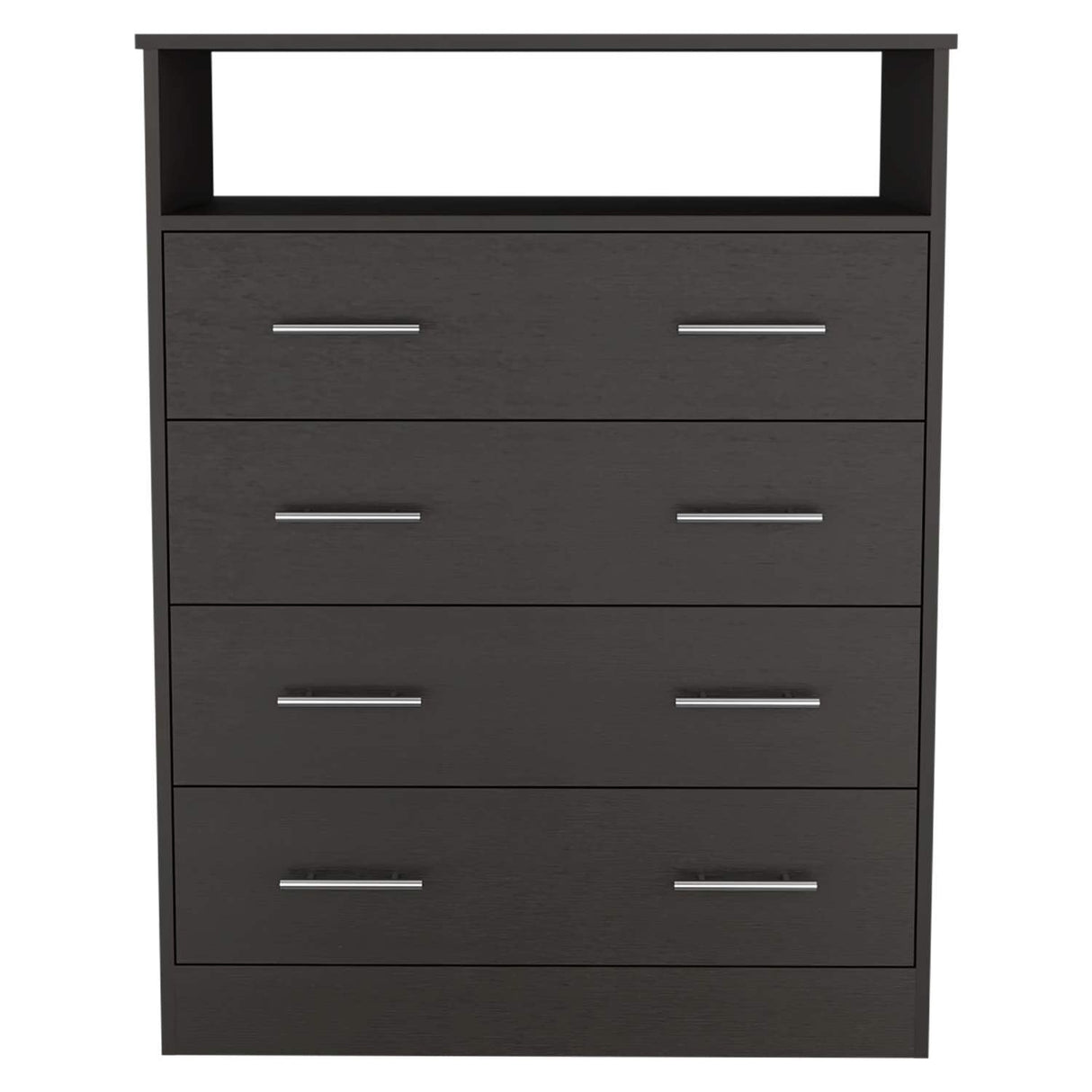 Cómoda Peru Wengue 84x110cm De Cuatro Hileras con Cuatro Cajones - Cajoneras y Comodas | Bylmo