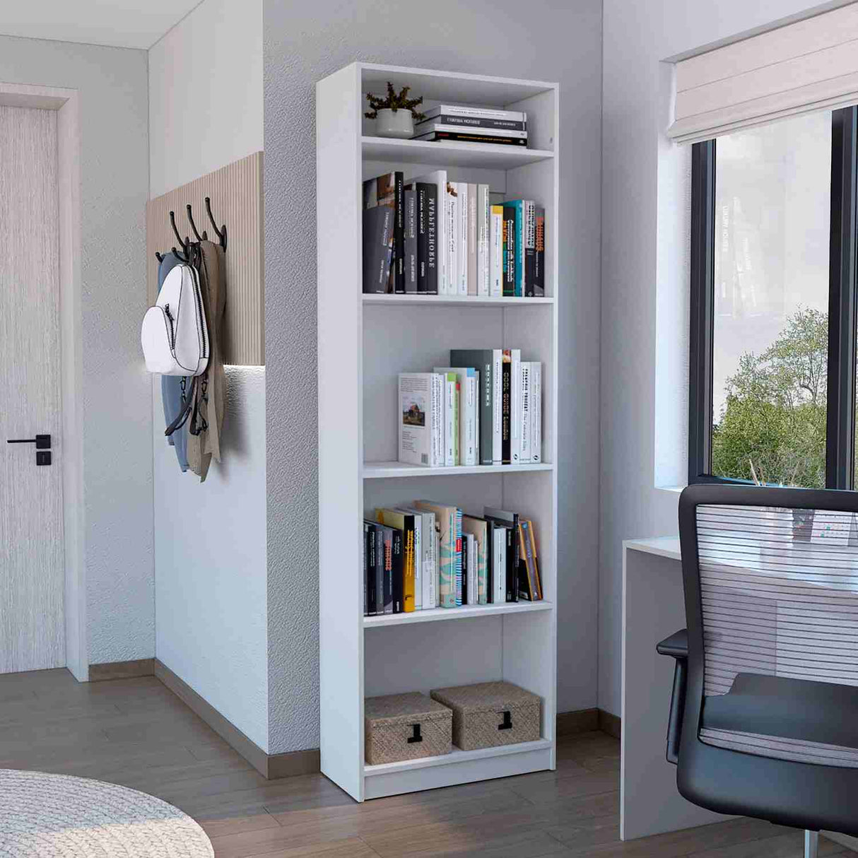 Complemento para Estantes Home Blanco 63x19cm con con Un Entrepaño - Bibliotecas y Estanterías | Bylmo