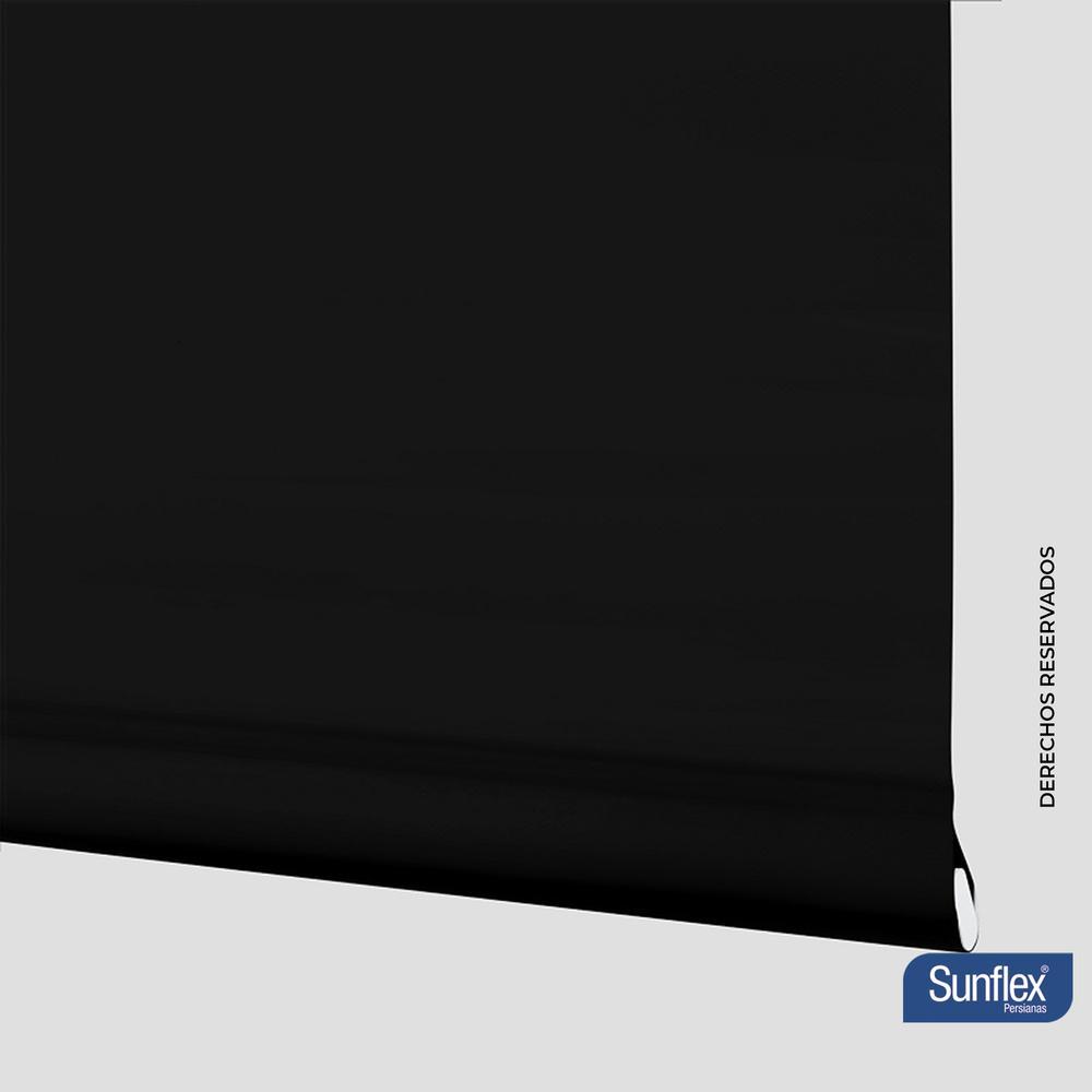 Persiana Blackout Negro 180x180cm Fondo Entero Enrollable - Cortinas | Bylmo