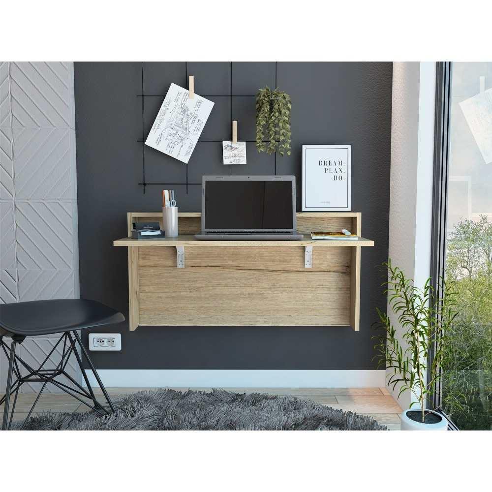 Escritorio Flotante The Wall Duna 100x51.5cm sin Cajones - Escritorios y Archivadores | Bylmo