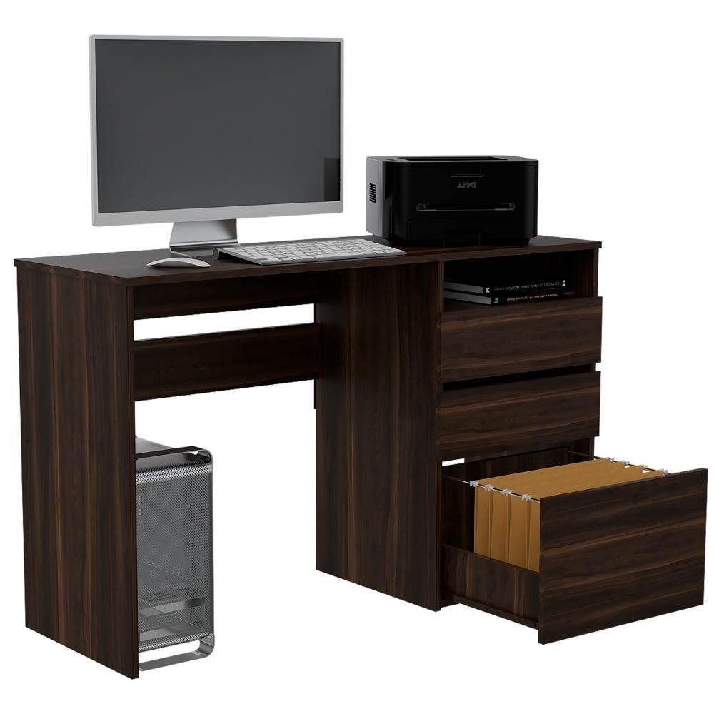 Escritorio Dublin Habano 120 cm con Archivador y Cajones - Escritorios y Archivadores | Bylmo