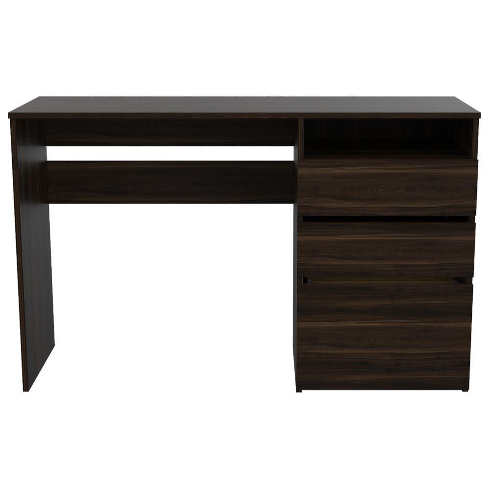 Escritorio Dublin Habano 120 cm con Archivador y Cajones - Escritorios y Archivadores | Bylmo