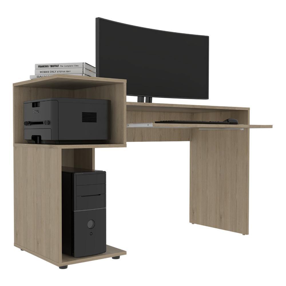 Escritorio Atlanter Rovere 120 cm con Entrepaños - Escritorios y Archivadores | Bylmo