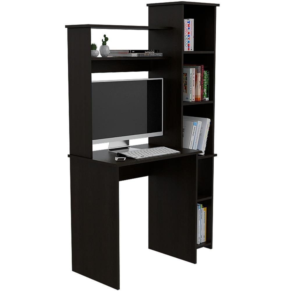 Escritorio Versalles Wengue 98 cm con Biblioteca - Escritorios y Archivadores | Bylmo