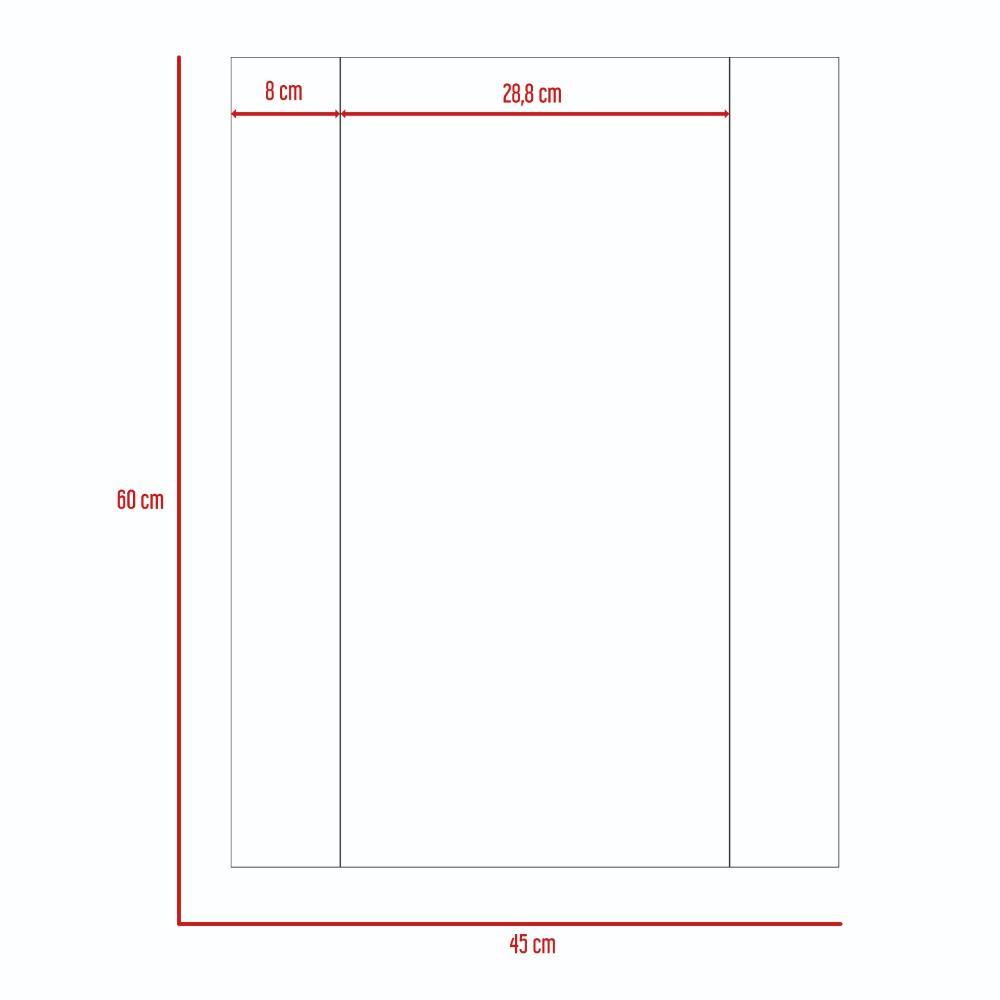 Espejo de Baño Madrid Wengue 45x60cm Rectangular y con Marco En Madera - Espejos de Baño | Bylmo