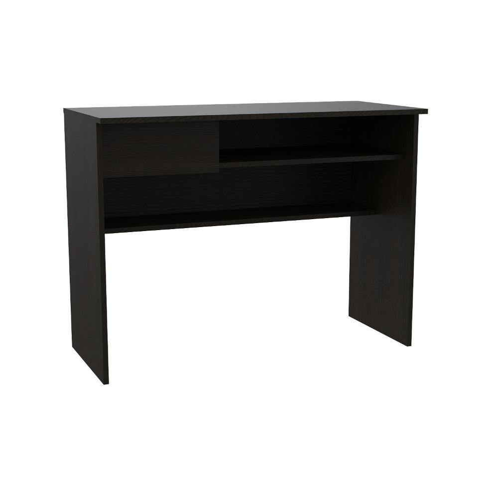 Escritorio Hungría Wengue 100 cm con Cajón y Entrepaños - Escritorios y Archivadores | Bylmo