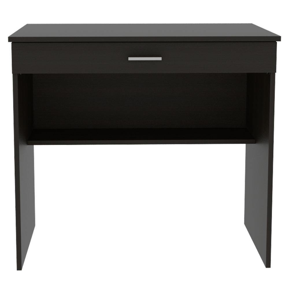 Escritorio 80C Wengue 80x73cm Con Un Cajón y con Organizador de Libros - Escritorios y Archivadores | Bylmo