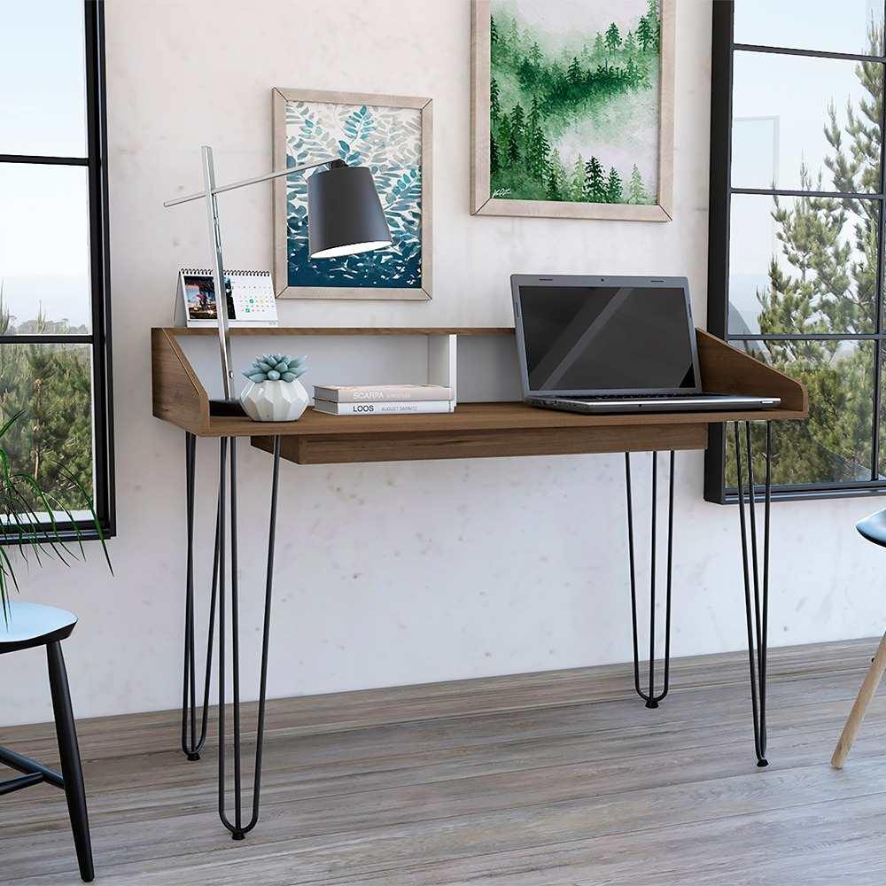 Escritorio Stamford Cafe Expreso 120 cm - Escritorios y Archivadores | Bylmo