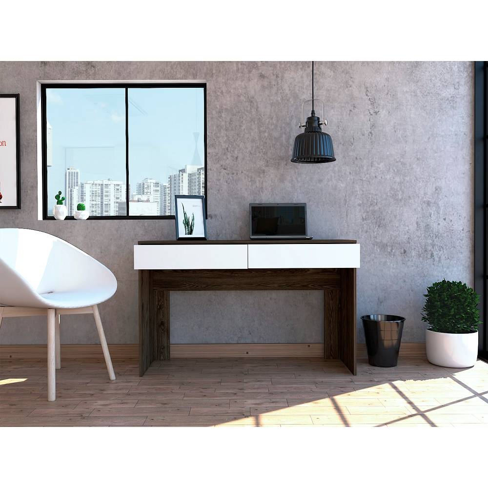 Escritorio Acre Plus Coñac 120 cm con Cajones - Escritorios y Archivadores | Bylmo