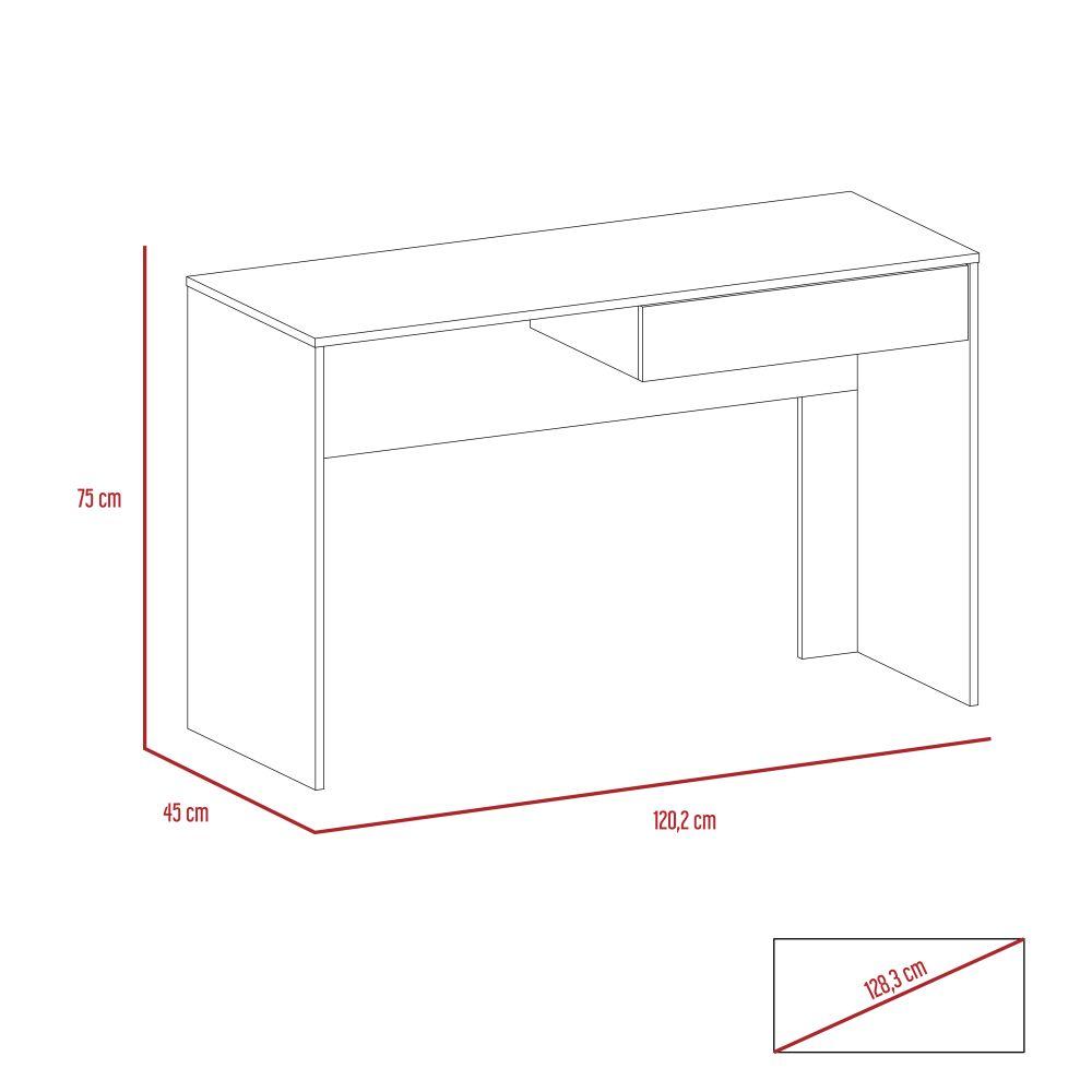 Escritorio Acre Rovere 120 cm con Cajón - Escritorios y Archivadores | Bylmo