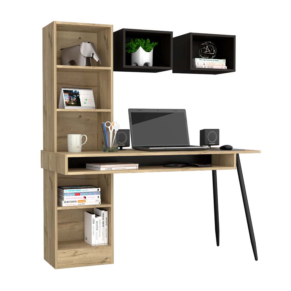 Escritorio Brunatti Duna 130 cm con Entrepaños y repisas - Escritorios y Archivadores | Bylmo