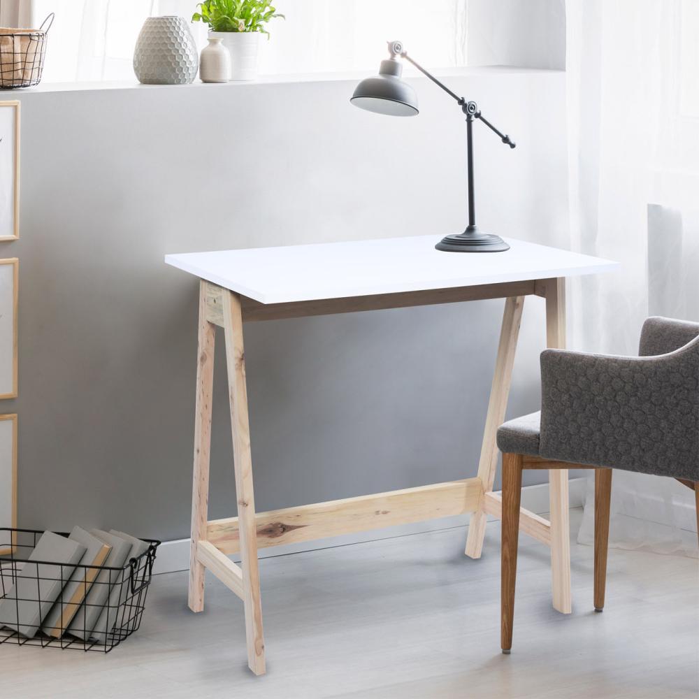 Escritorio Canadá Blanco 75 cm Minimalista - Escritorios y Archivadores | Bylmo