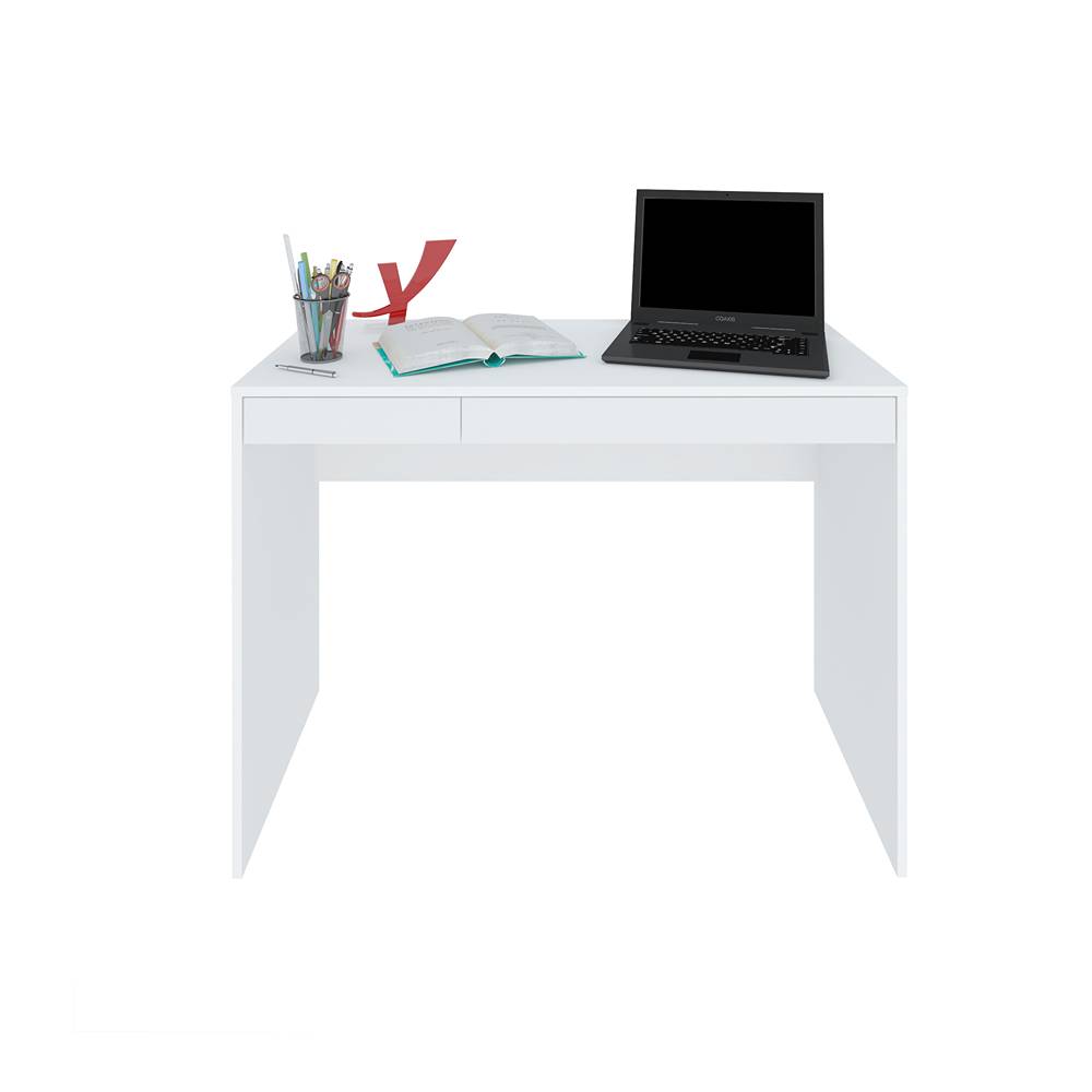 Escritorio Collage Blanco 103 cm con Cajones - Escritorios y Archivadores | Bylmo