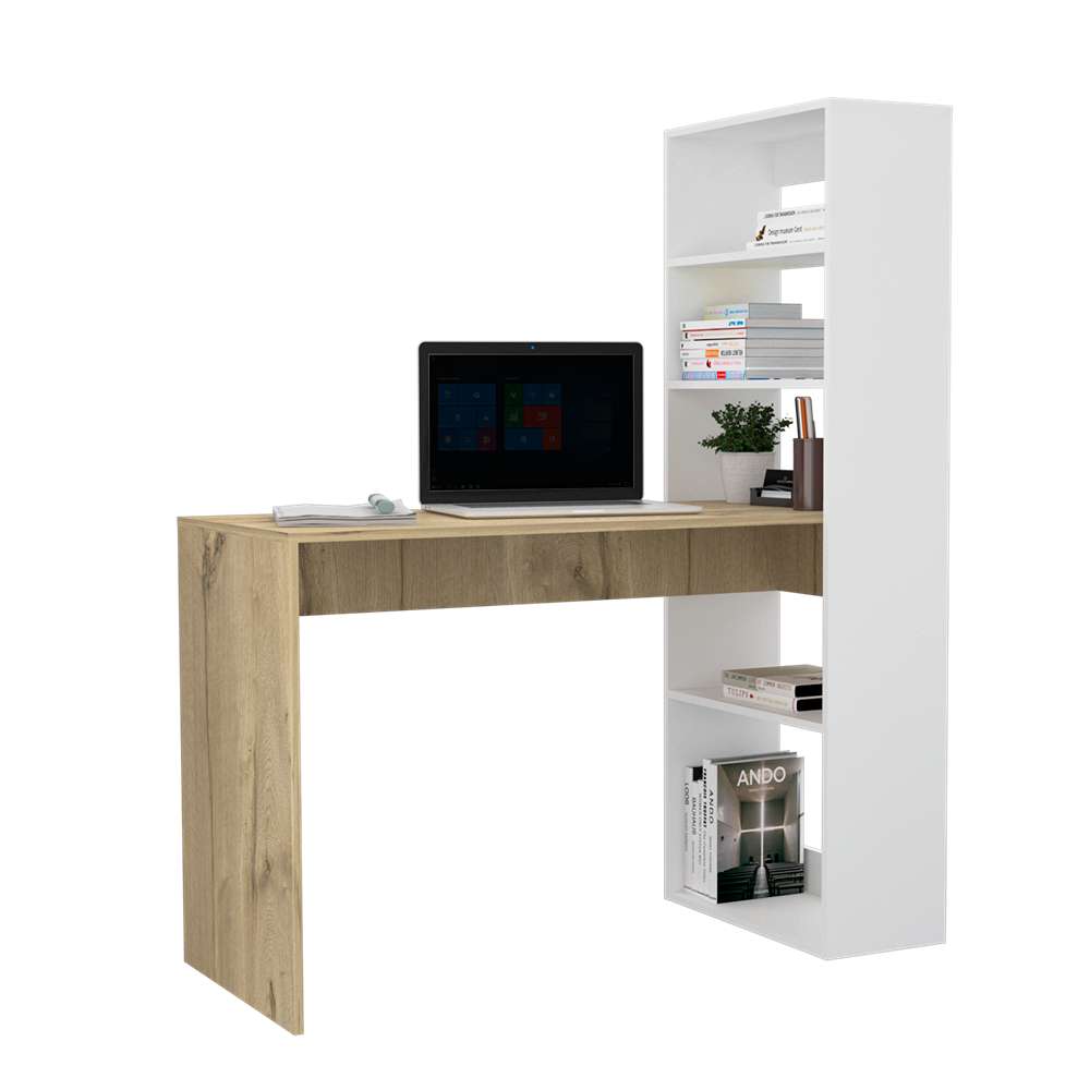 Escritorio Pepper Duna 120 cm con Biblioteca - Escritorios y Archivadores | Bylmo