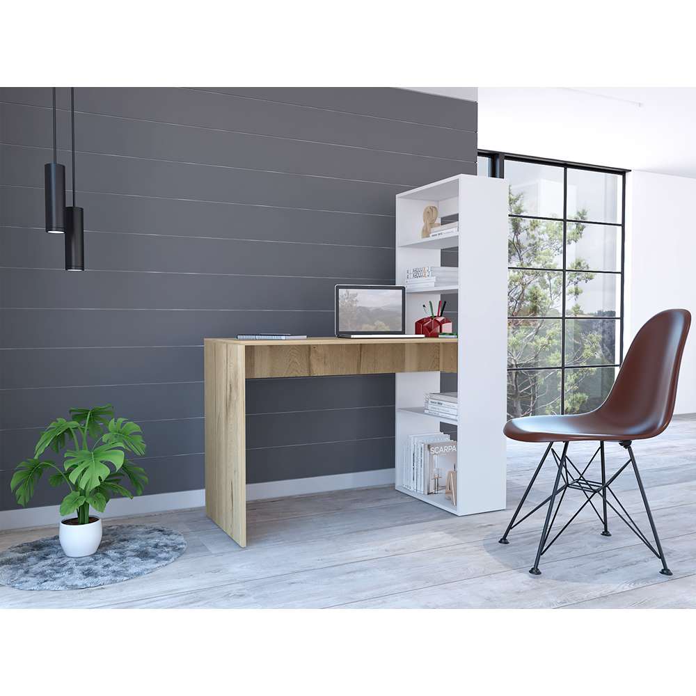 Escritorio Pepper Duna 120 cm con Biblioteca - Escritorios y Archivadores | Bylmo