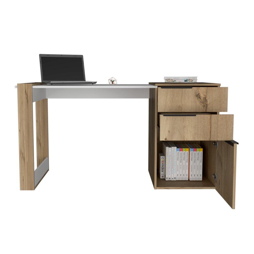 Escritorio Hannover Duna 142 cm con Puerta y Cajones - Escritorios y Archivadores | Bylmo