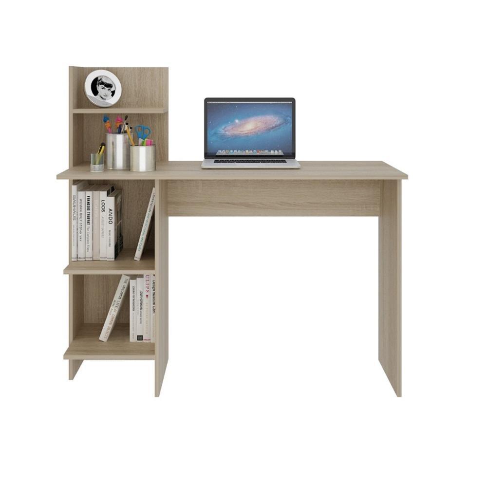 Escritorio King Cafe 120 cm con Biblioteca - Escritorios y Archivadores | Bylmo