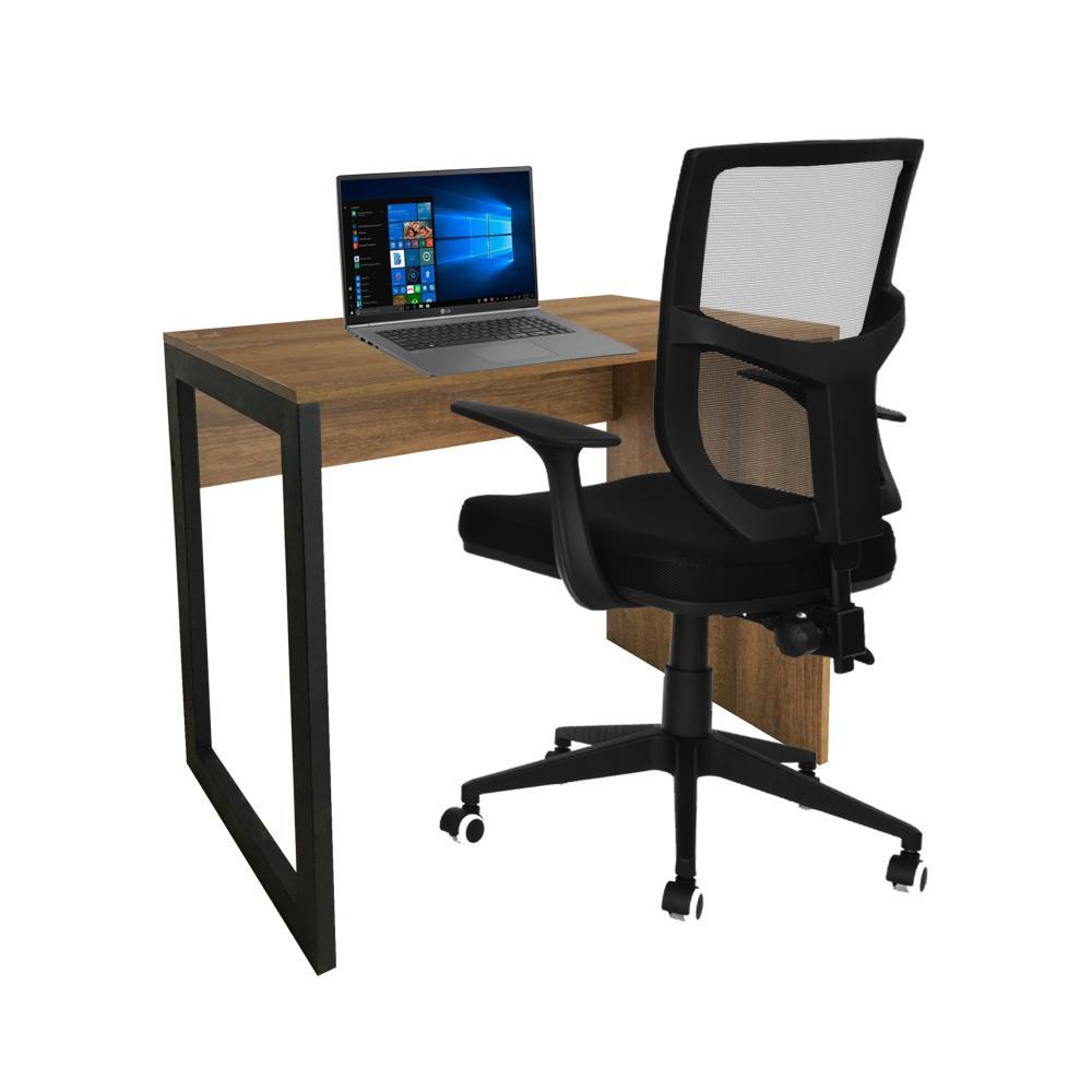 Escritorio New York Amaretto 80 cm Minimalista - Escritorios y Archivadores | Bylmo