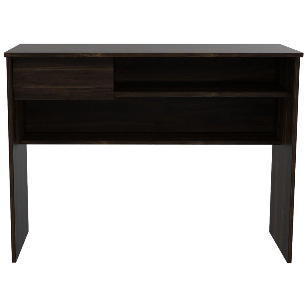 Escritorio Office Nogal 100 cm con Cajón y Entrepaño - Escritorios y Archivadores | Bylmo