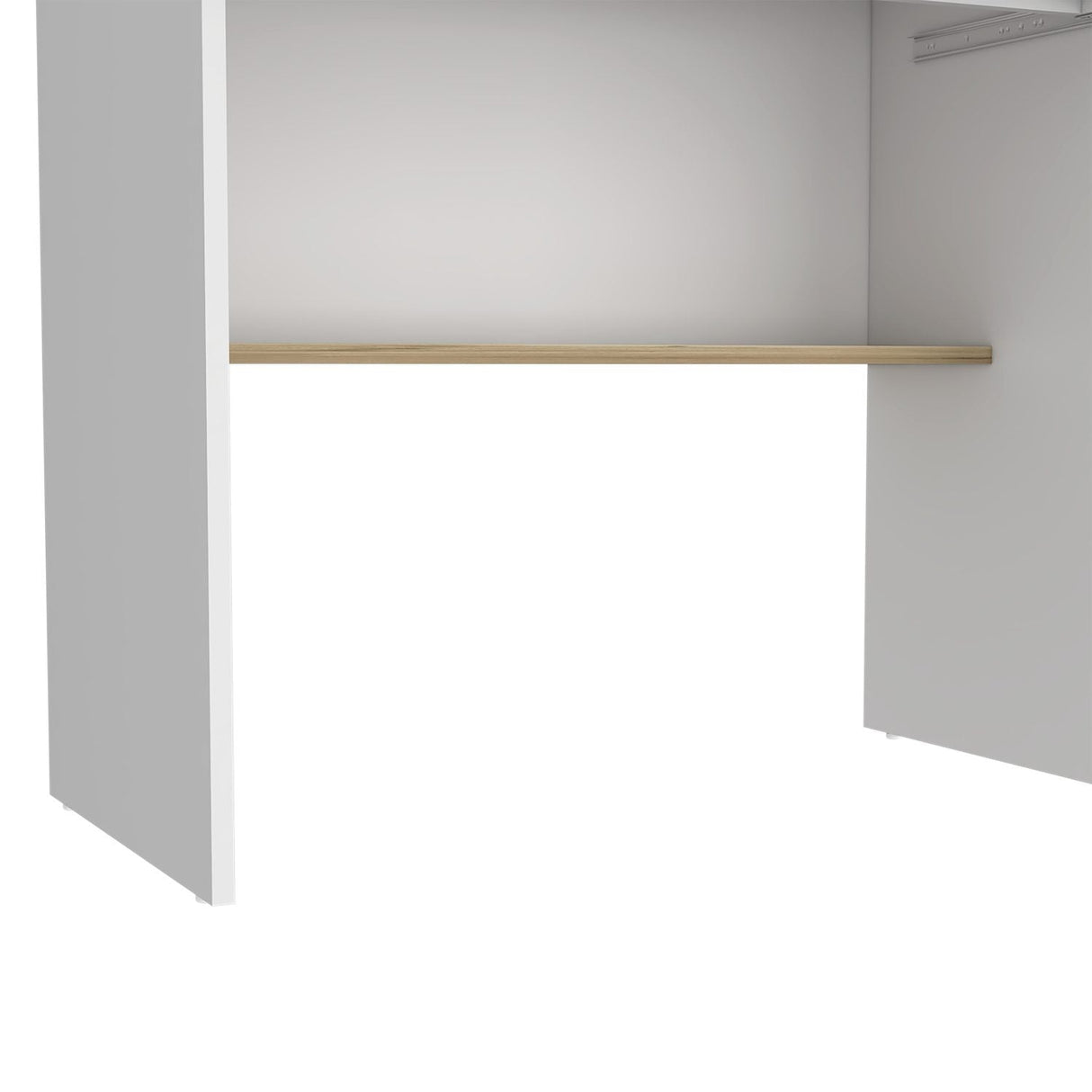 Escritorio Ohio Blanco 80 cm con Un Cajón y Entrepaños - Escritorios | Bylmo