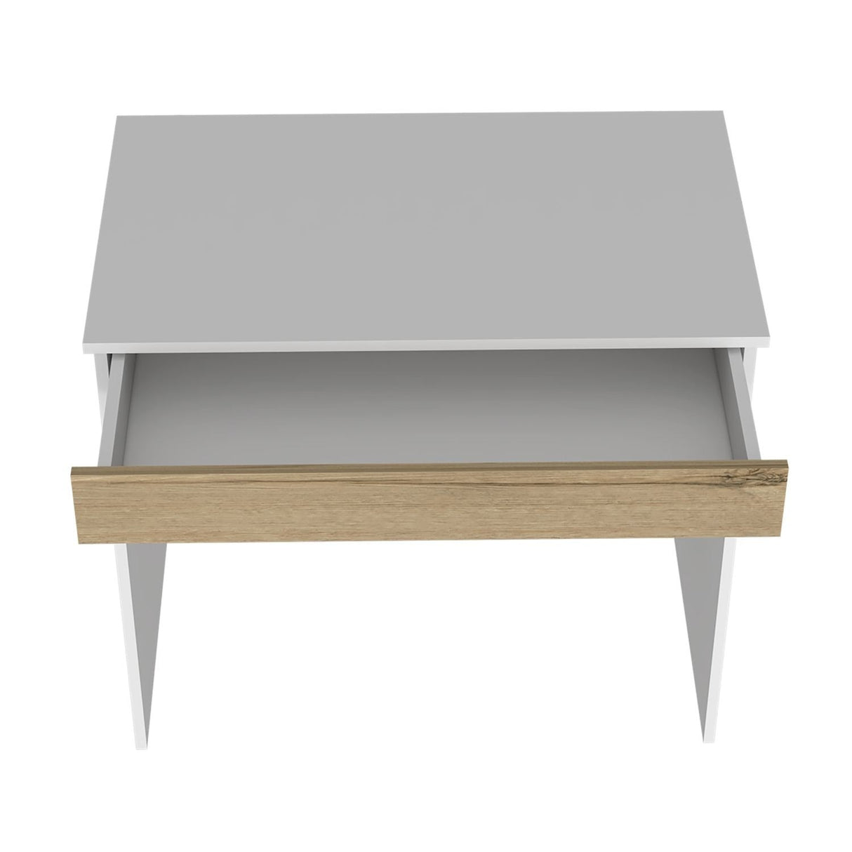 Escritorio Ohio Blanco 80 cm con Un Cajón y Entrepaños - Escritorios | Bylmo