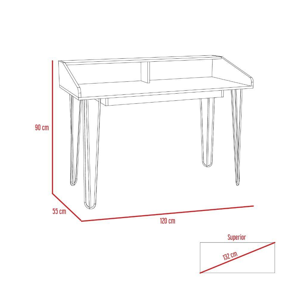 Escritorio Stamford Cafe Expreso 120 cm - Escritorios y Archivadores | Bylmo