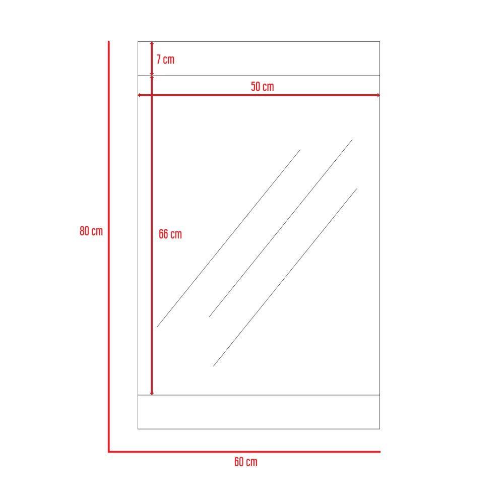 Espejo Kirov Rectangular 60 cm - Espejos de Baño | Bylmo