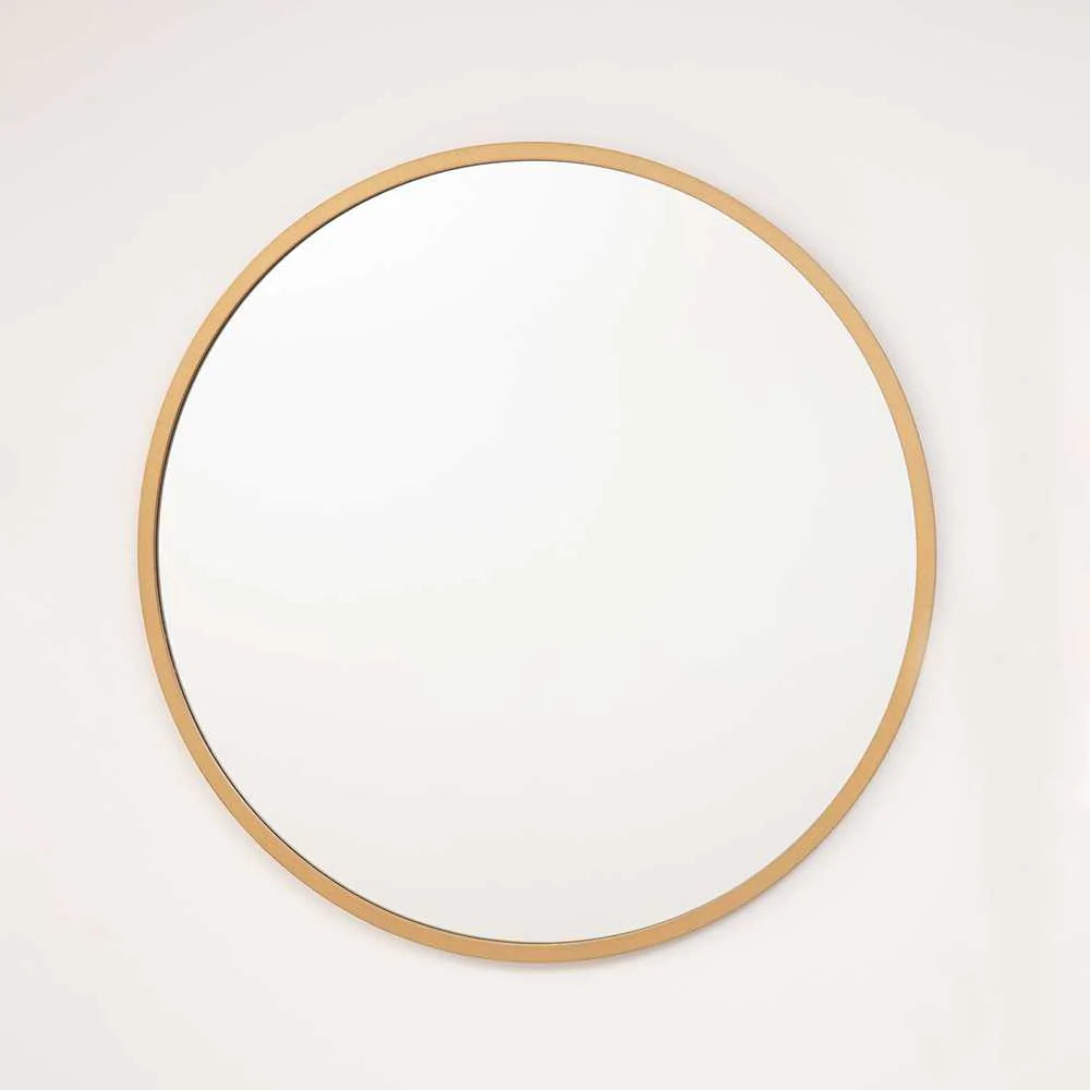 Espejo dorado 80cm Nacional