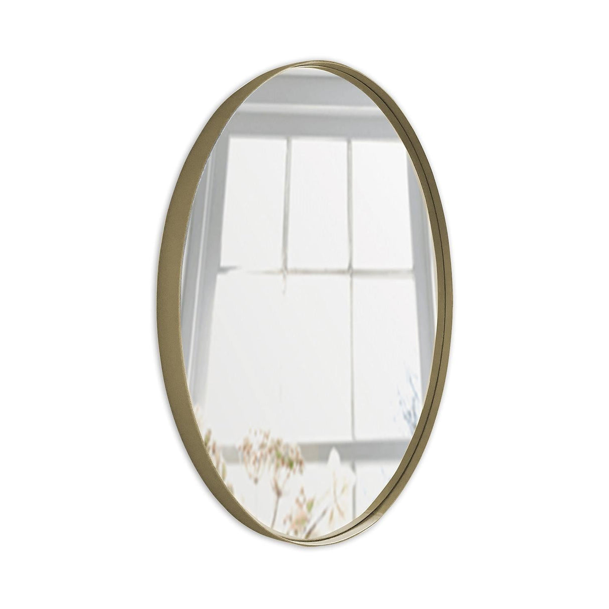 Espejo de Pared Osaka Dorado 50x50cm Redondo con Marco Metalico - Espejos Decorativos | Bylmo