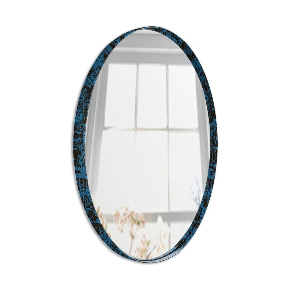 Espejo de Pared Osaka Plata 80x80cm Redondo con Marco Metalico - Espejos Decorativos | Bylmo