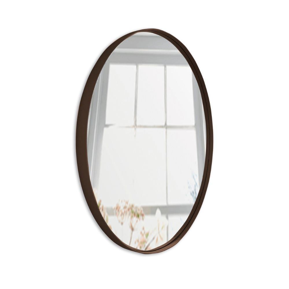 Espejo de Pared Osaka Plata 80x80cm Redondo con Marco Metalico - Espejos Decorativos | Bylmo