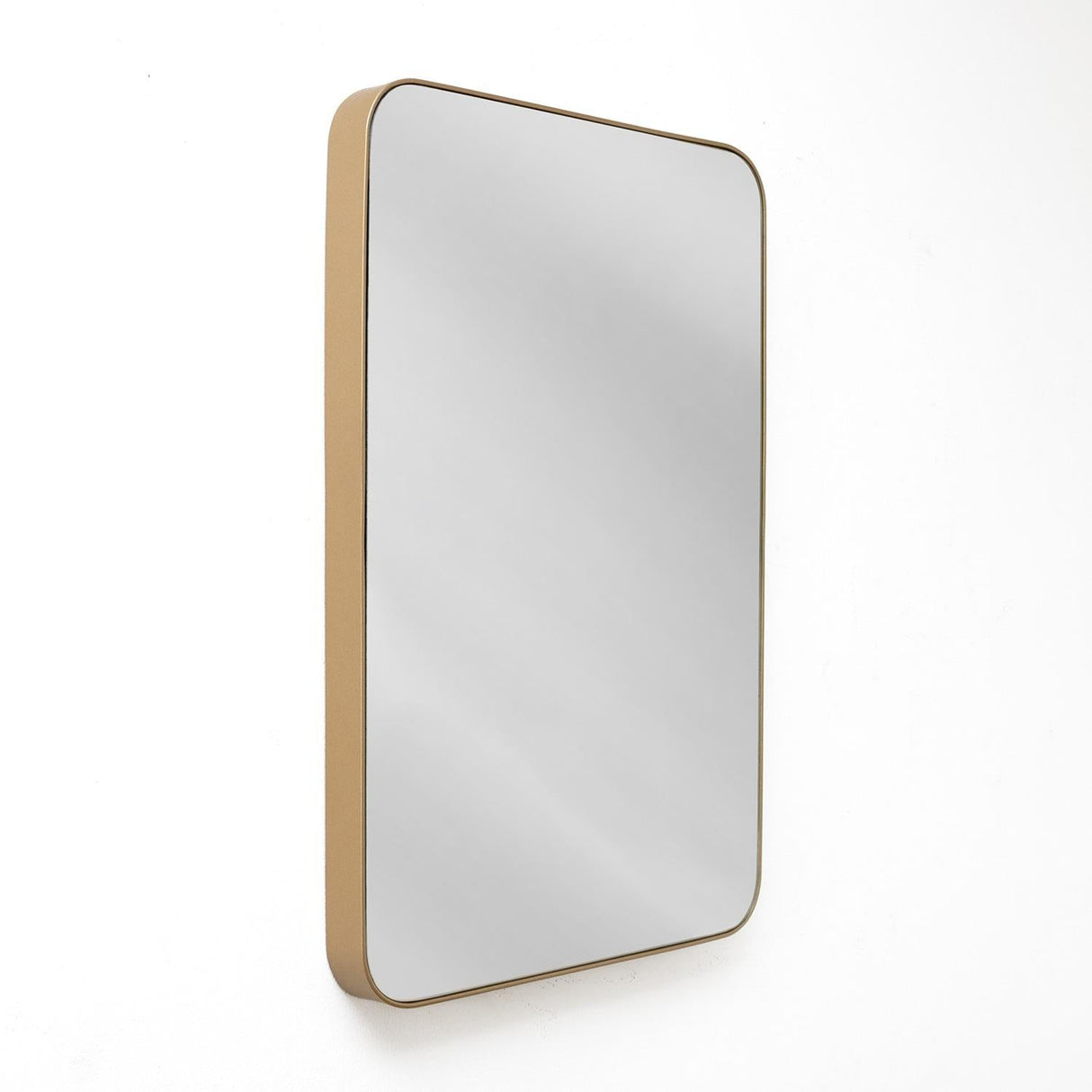 Espejo de Pared Salamanca Dorado 80x110cm Rectangular con Marco Metalico - Espejos Decorativos | Bylmo