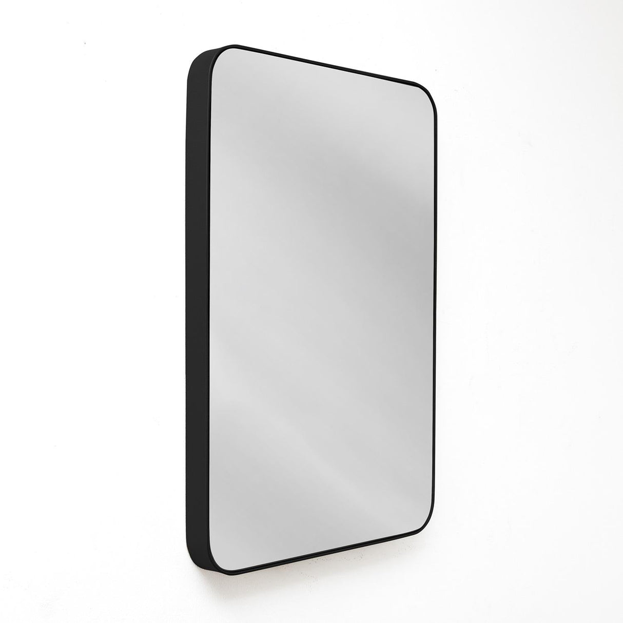 Espejo de Pared Salamanca Negro 80x110cm Rectangular con Marco Metalico - Espejos Decorativos | Bylmo