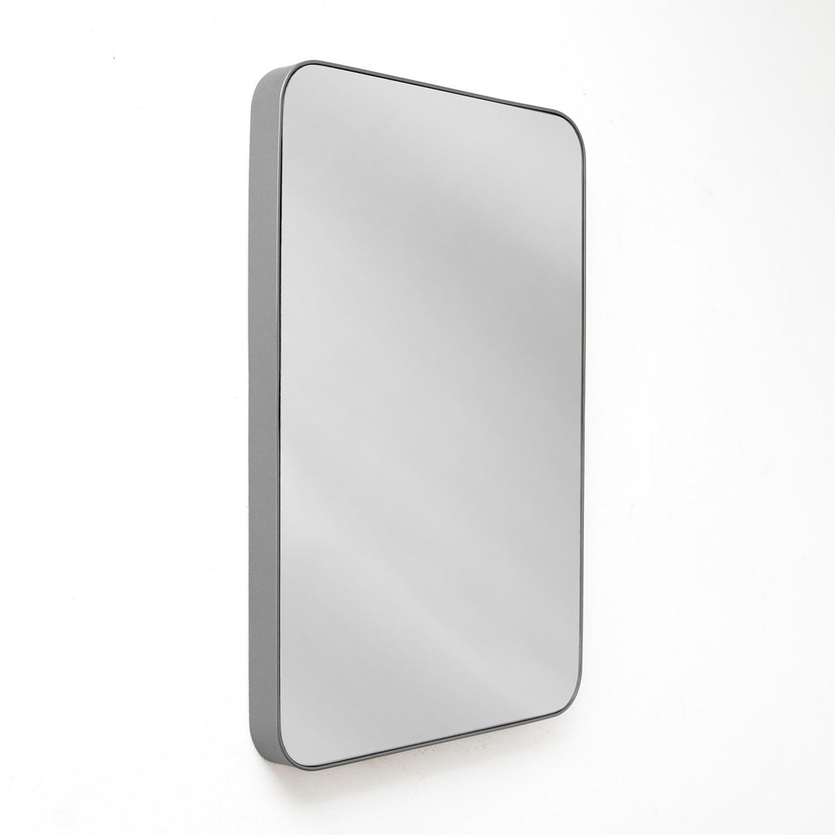 Espejo de Pared Salamanca Plata 80x110cm Rectangular con Marco Metalico - Espejos Decorativos | Bylmo