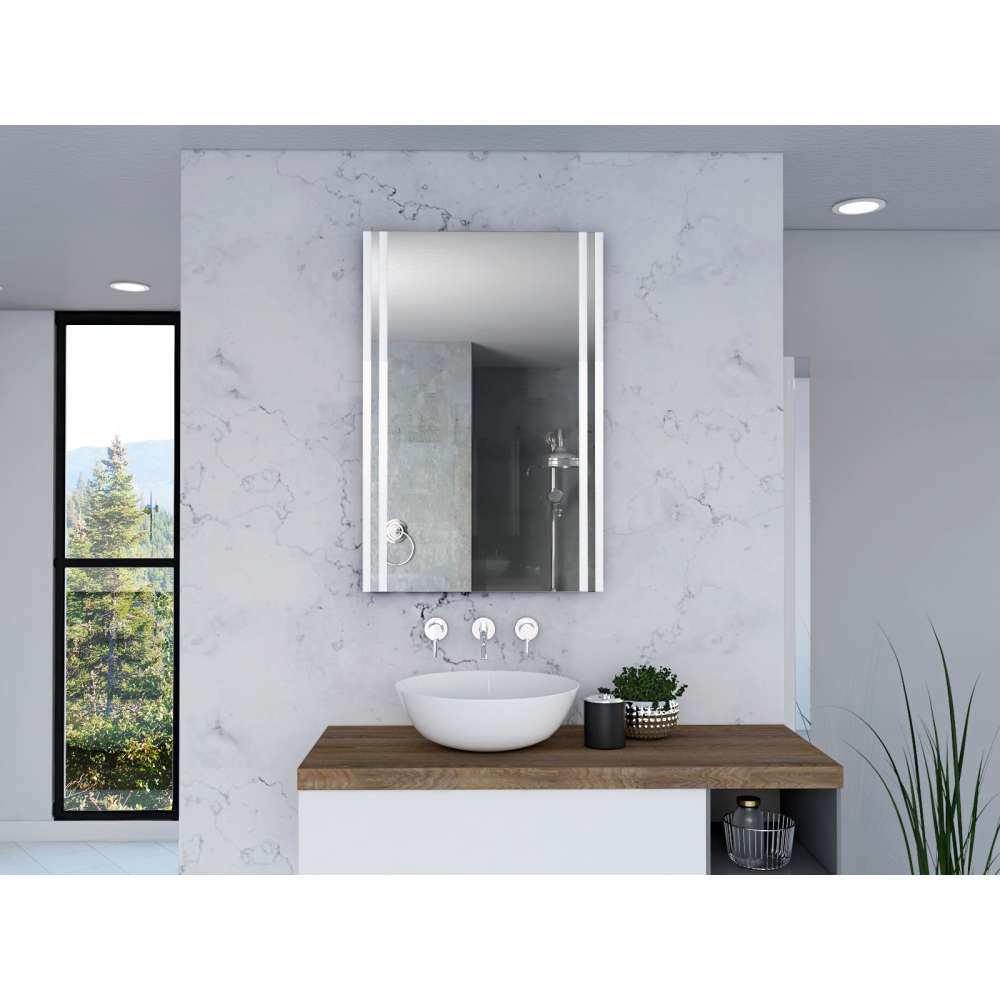 Espejo Sirio Rectangular 60 cm - Espejos de Baño | Bylmo