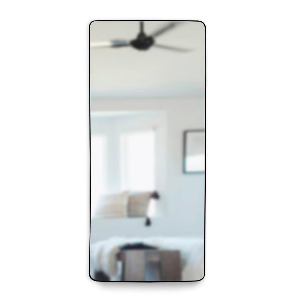 Espejo de Piso Tanger Negro 60x160cm Rectangular con Marco y Soporte Metálico - Espejos Decorativos | Bylmo