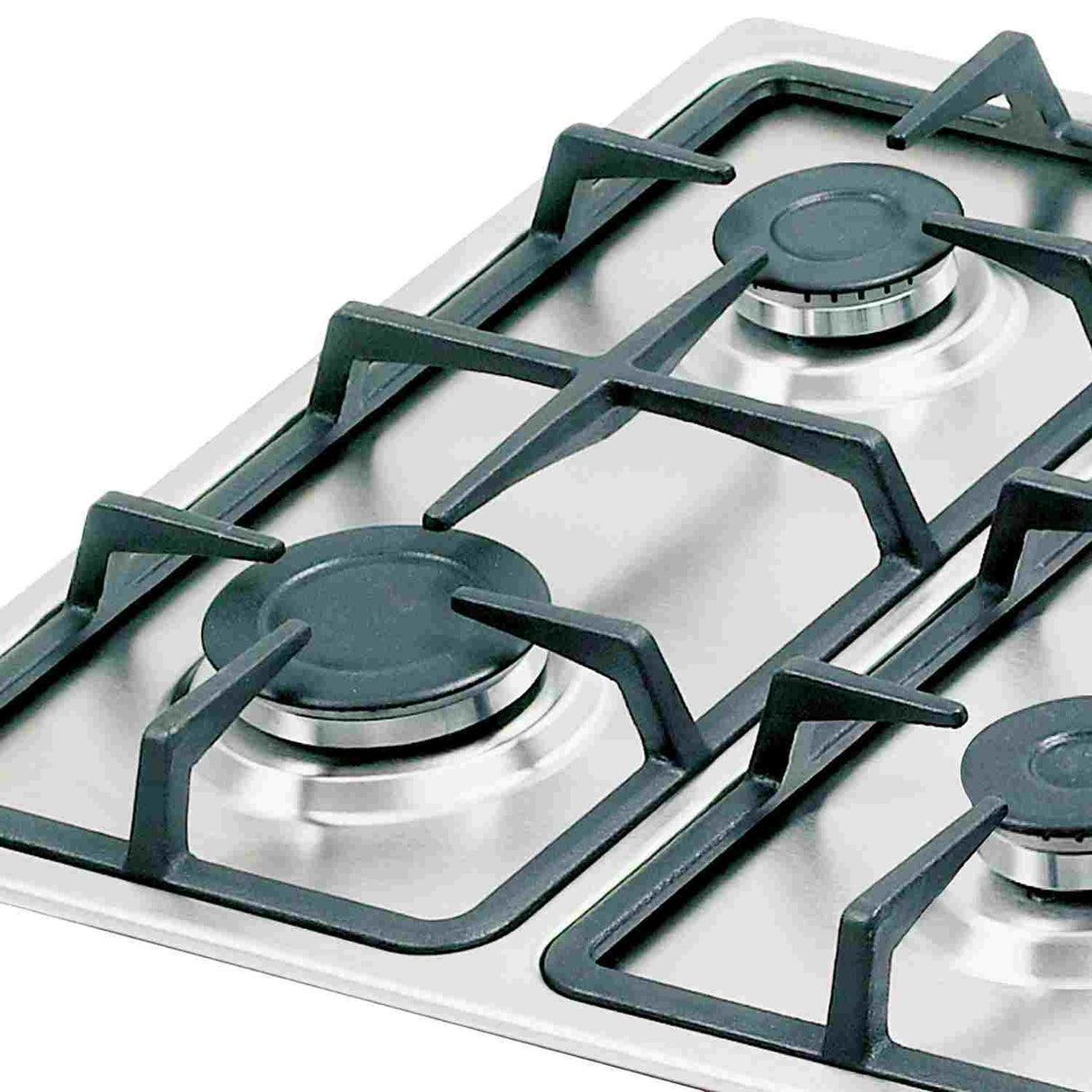 Estufa de Empotrar Challenger Acero 59x51cm de Cuatro Quemadores - Electrodomesticos | Bylmo