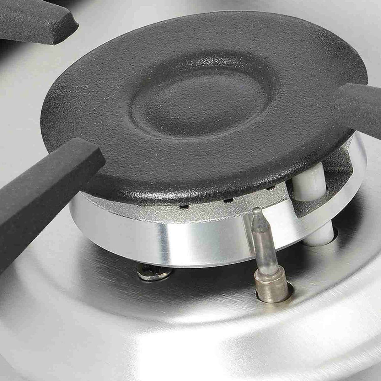 Estufa de Empotrar Challenger Acero 59x51cm de Cuatro Quemadores - Electrodomesticos | Bylmo